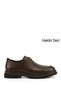 Men's Brown Floater Laced Genuine Leather Classic Shoes