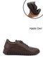 Women's Brown Lace-Up Genuine Leather Comfort Shoes