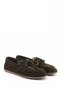 Women's Green Suede Lace-Up Genuine Leather Comfort Shoes - 3
