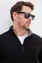 Half Zippered Stand Collar Fleece Sweatshirt - 5