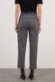Herringbone Patterned Belted Carrot Cut Pants - 8