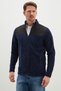 Zippered Parachute Fabric Detailed Stand Collar Fleece Jacket - 6