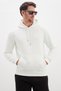 3 İplik Basic Kapüşonlu Kanguru Cepli Sweatshirt - 3