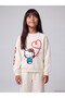 Rmz Gi̇yi̇m Farkiyla Hello Kitty Printed Girls' Thick Tracksuit Set - 2