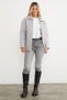 Baklava Pattern Quilted Oversized Button Coat - 2