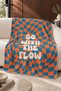 Go with the Flow Polar Tv Blanket 100X170 cm Single Side Printed Orange - 2
