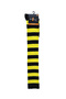 Women's Black Yellow Striped Cotton Knee High Socks - Patterned Socks - 6