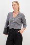 Buttoned V-Neck Knitwear Cardigan - 3