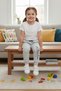 3 Thread Letter Printed Jogger Girls' Sweatpants - 2