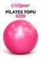 55cm Pilates Ball Balance and Yoga Fitness Exercise Ball for 150-165cm Height - 3