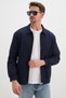 Zippered Polo Collar Pocket Jacket - 5