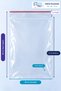 40X55+5 cm Transparent Gelatin Tape Bag 100 Pcs |   Dowry Bag Adhesive Packaging Bag - 2
