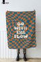 Go with the Flow Polar Tv Blanket 100X170 cm Single Side Printed Orange - 4