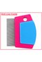 2 Pics Rubber Grip Lice and Nit Comb | Stainless Steel Nit & Lice Comb Heavy Duty Easy Grip
