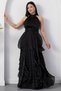 Halter Neck Ruffled Satin Dress Eli̇6073 - 3