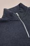 3 Thread Half-Zipper High Collar Girls' Sweatshirt - 4