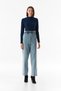 Elastic Waist Pocketed Wide Leg Jeans - 2