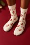 Men's Dog Socks Beige Melange - 5