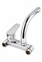 Chrome Wall Mounted Kitchen Faucet On-Off – Long Spout – Polished Chrome Faucet - 2