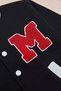 Embroidered Stand Collar College Unisex Kids Jacket - 5