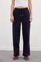 3 Thread Waist Tie Palazzo Sweatpants - 4