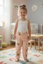 Duck Patterned Fleece Unisex Children's Pajama Bottoms
