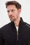 Printed Half-Zip High-Neck Sweatshirt - 7