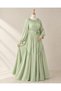 Verev Gathered Dupai Silk Dress 150 cm Anka262039