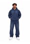 Trendy Oversize Hooded Tracksuit Set Winter Fleece-Lined Unisex