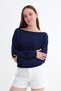 Boat Neck Knitwear Sweater K10330 - 2