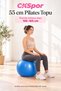 Ckspor 55 cm Pilates Ball Balance and Fitness Exercise Ball for 150–165 cm Height Blue