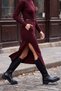 Women's Daily Boots Elastic Stretch Above Knee Verilas Black - 6