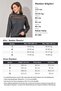 Transparent Striped Knitwear Sweater Knitwear Blouse 1107 Anthracite - 4
