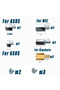 40pcs PCIe NVMe M.2 SSD Mounting Screws Kit with Magnetic Screwdriver for Asus, Gigabyte, ASRock, Ms - 2