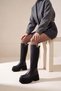 Women's Thick-Soled Daily Boots Ferlas Black - 4