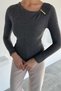 Women's Blouse with Shoulder Accessories - 3