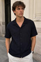 Apaş Collar Short Sleeve Men's Shirt - 4