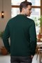 Polo Collar Self-Patterned Men's Knitwear Sweater - 2