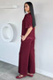 Gülseli Women's Elastic Waist Pants Lace Detailed T-Shirt Double Set - 5