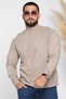 Men's Half-Zipper Patterned Knit Sweater - 2