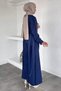 Gülseli Front Buttoned Hijab Dress - 4