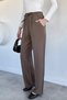 Women's Elastic Waist High Waist Palazzo Pants - 3