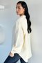 Women's Patterned Oversize Shirt - 4