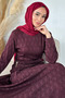 Gülseli Lined Hijab Lace Dress - 4