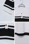 Men's Polo Collar Color Striped Knitwear T-Shirt - 3