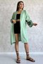 Belted Embroidered Women's Kimono - 3