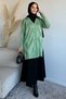 Front Buttoned Patterned Hijab Knitwear Cardigan (Fits M-L-Xl)