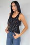 Front-Stoned Camisole Blouse - 2