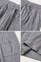 Men's Ottoman Fabric Jogger Pants - 4