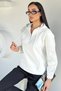 Half-Zip Three-Thread Ribbed Women's Sweatshirt - 3